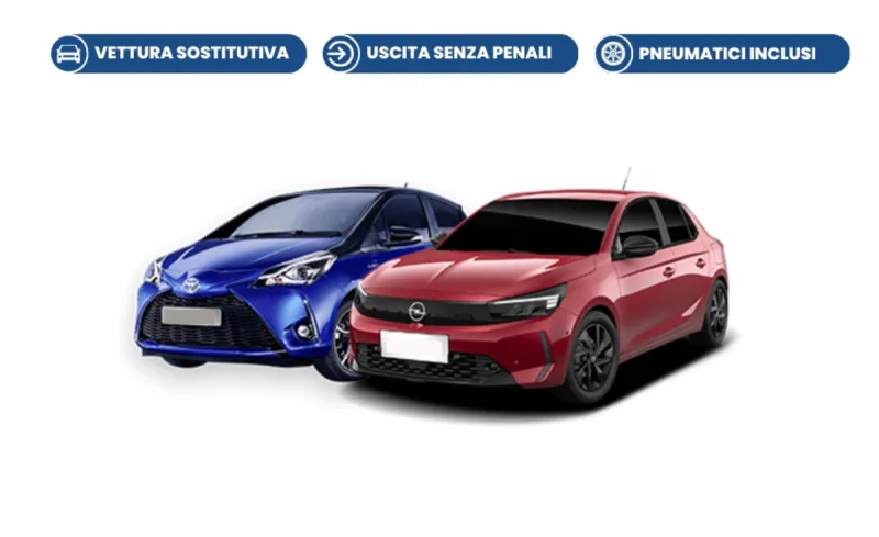 Nd Utility (Toyota Yaris, Opel Corsa, Ford Fiesta) Utility (Toyota Yaris, Opel Corsa, Ford Fiesta) a noleggio a lungo termine a Rozzano